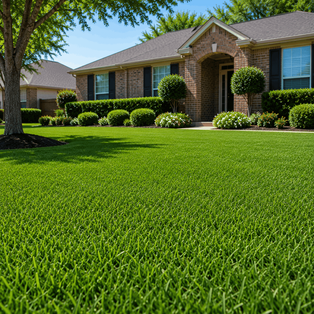 Thick, healthy, weed-free lawn